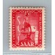 ALEMANIA SARRE 1949 Yv 252 ESTAMPILLA COMPLETA NUEVA CON GOMA